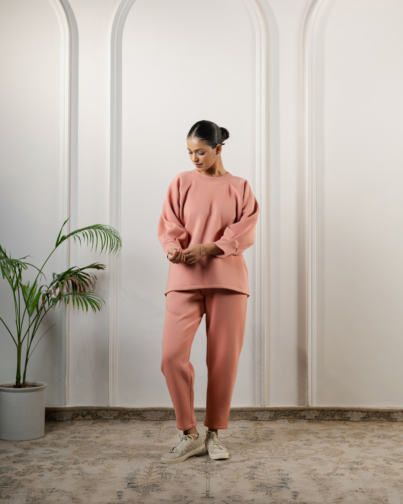 Peach Sweatshirt for women | Sweatshirt & Pants for women