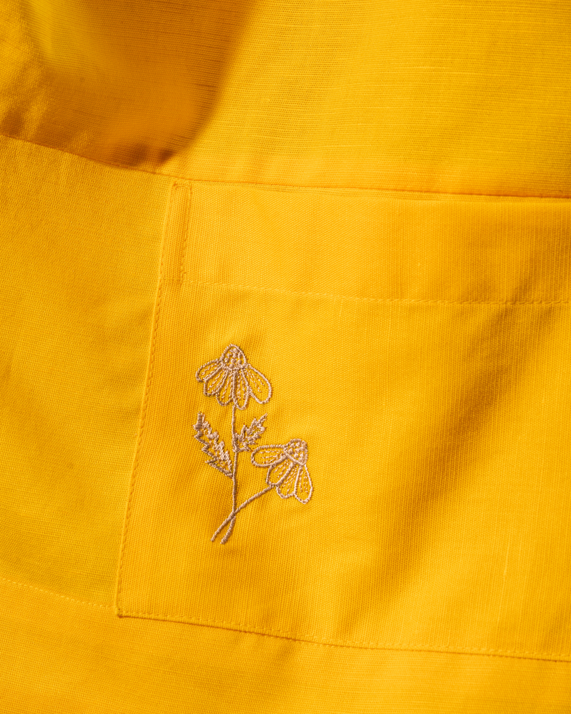 Yellow Linen Top | Yellow Clothes 